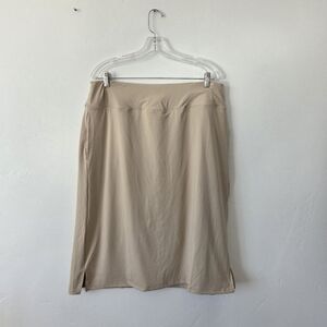 NEW Main Street Exchange Jessica Skort Ivory Tan Modest Athletic Workout Gym 1X
